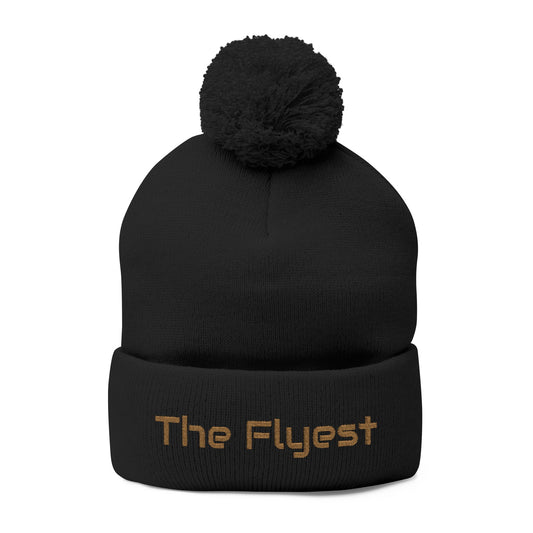 The Flyest Pom-Pom Knit Beanie