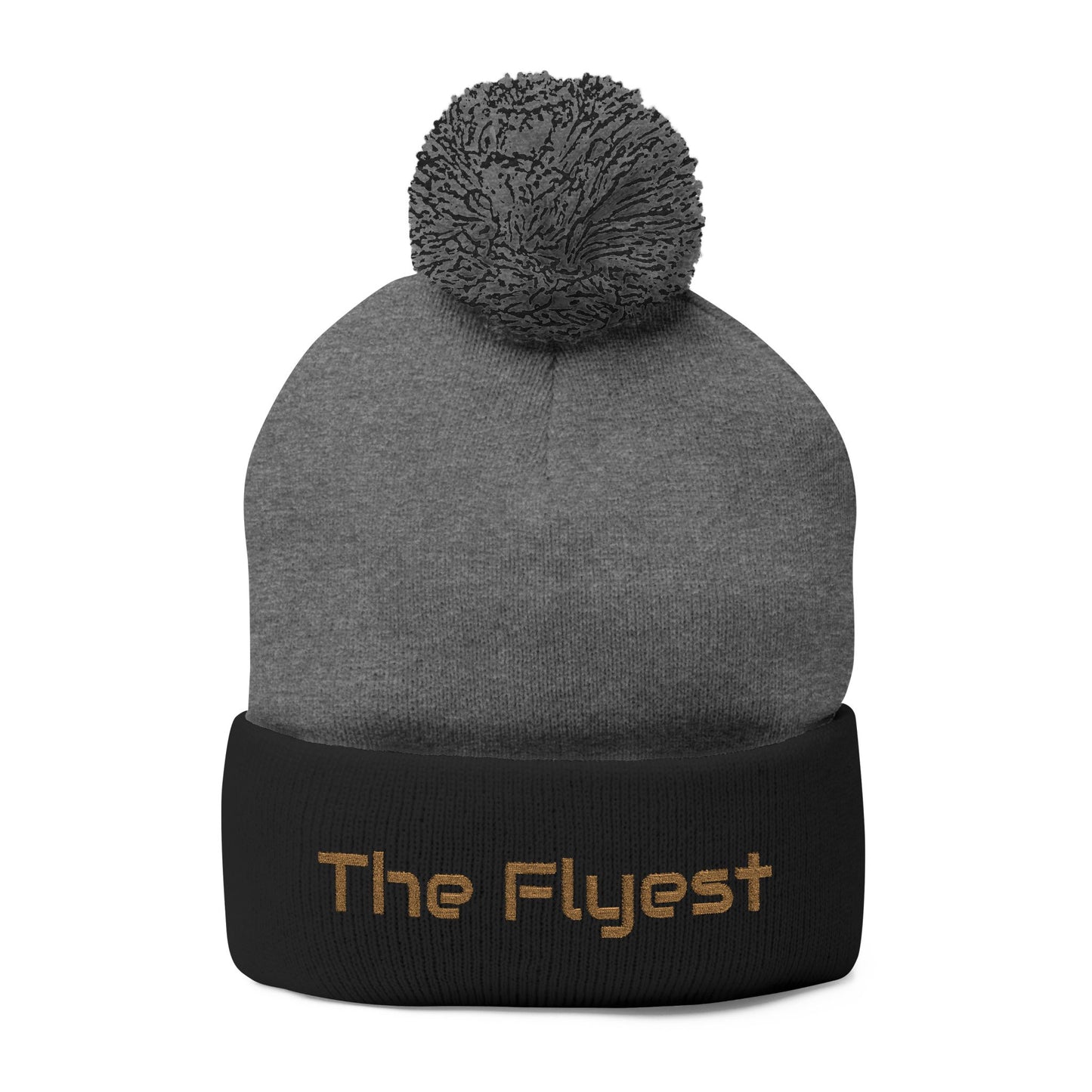 The Flyest Pom-Pom Knit Beanie