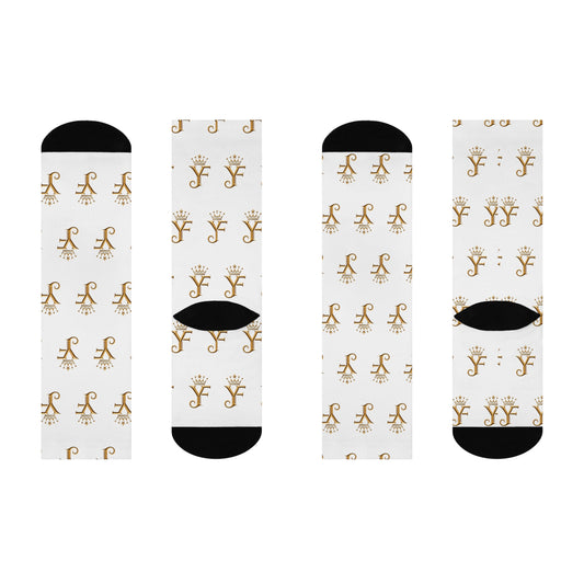 YF Logo Cushioned Crew Socks