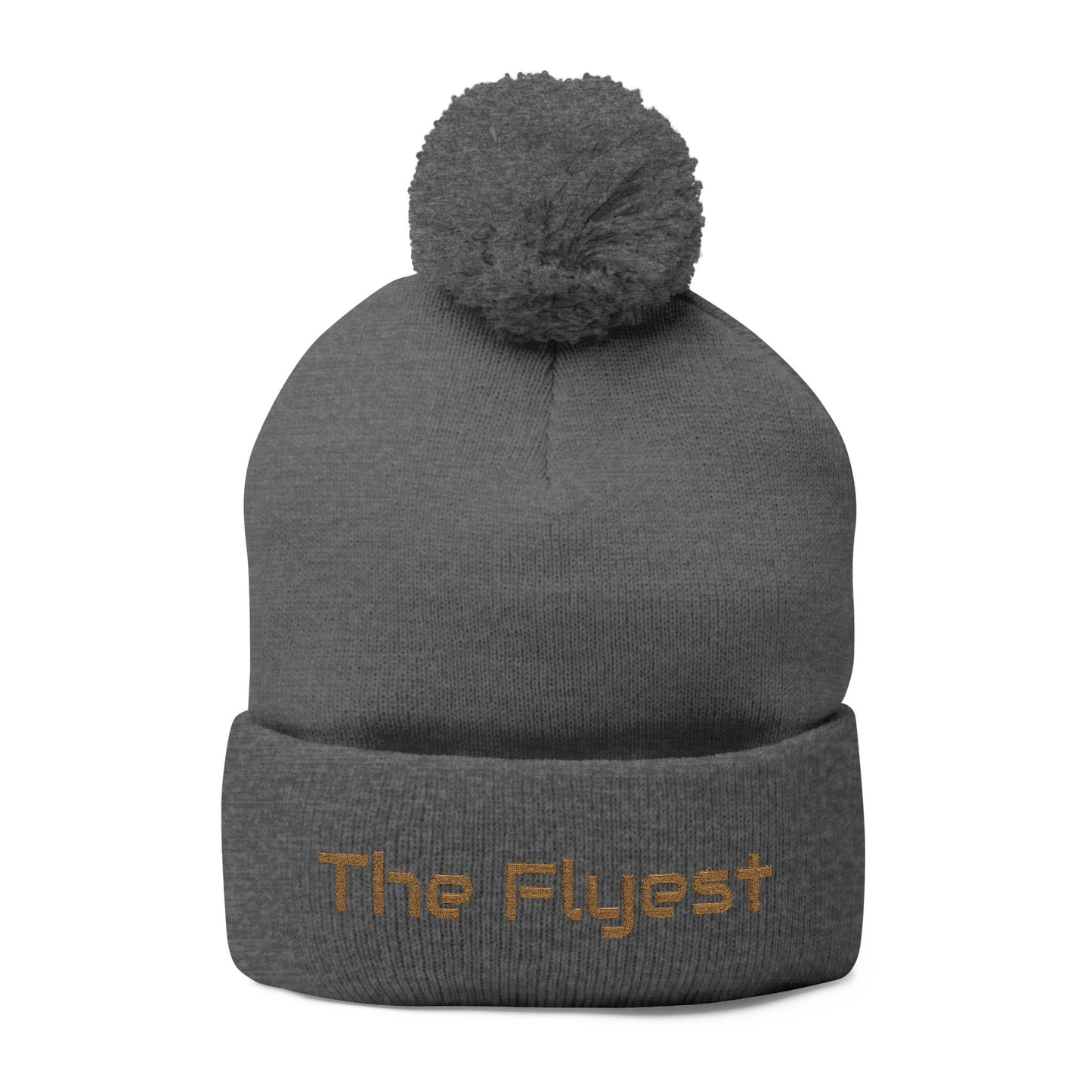 The Flyest Pom-Pom Knit Beanie