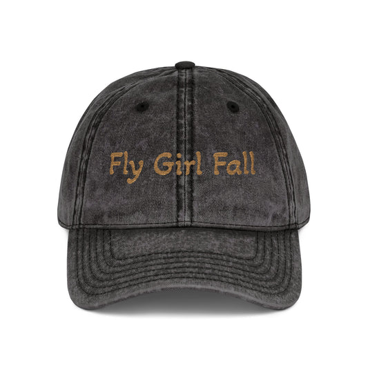Vintage Fly Girl Fall Cap